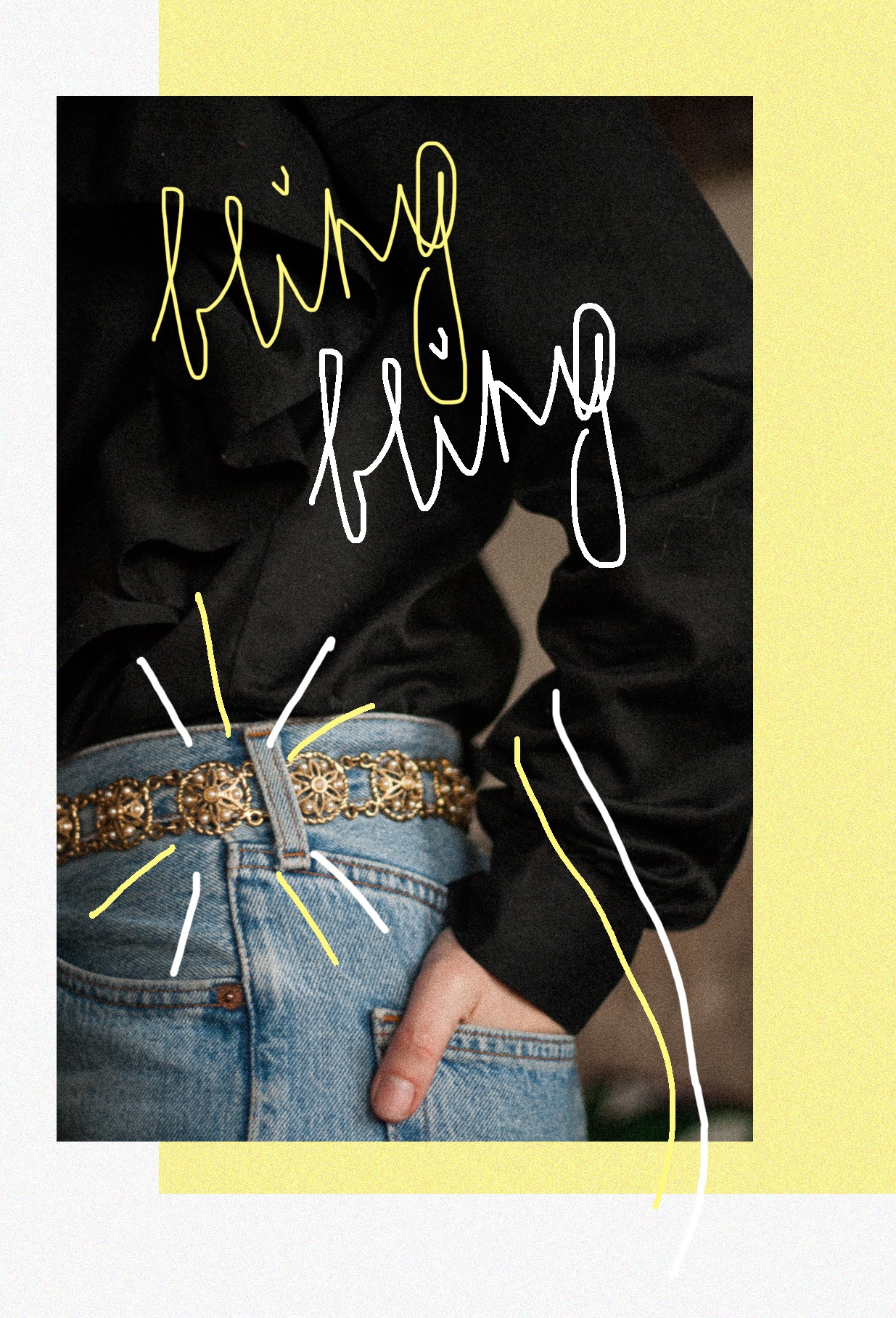 Bling bling, ootd, Levi's, 501, ruffles, Vintage